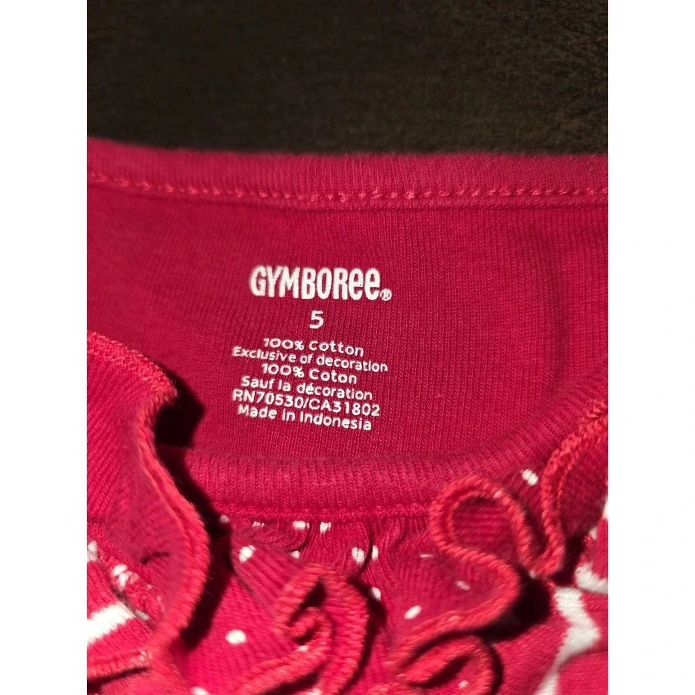 Gymboree cherry cute outfit lot top shorts pants size 5‎